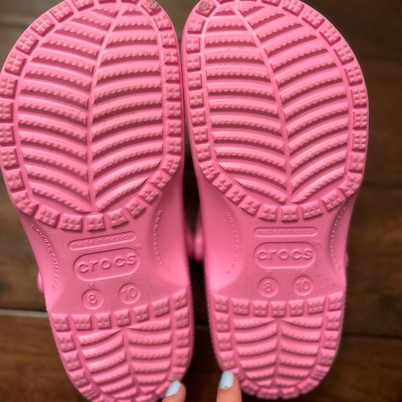 New Womens Bubblegum Pink Crocs Classic Clog Size 10 - Picture 3 of 4